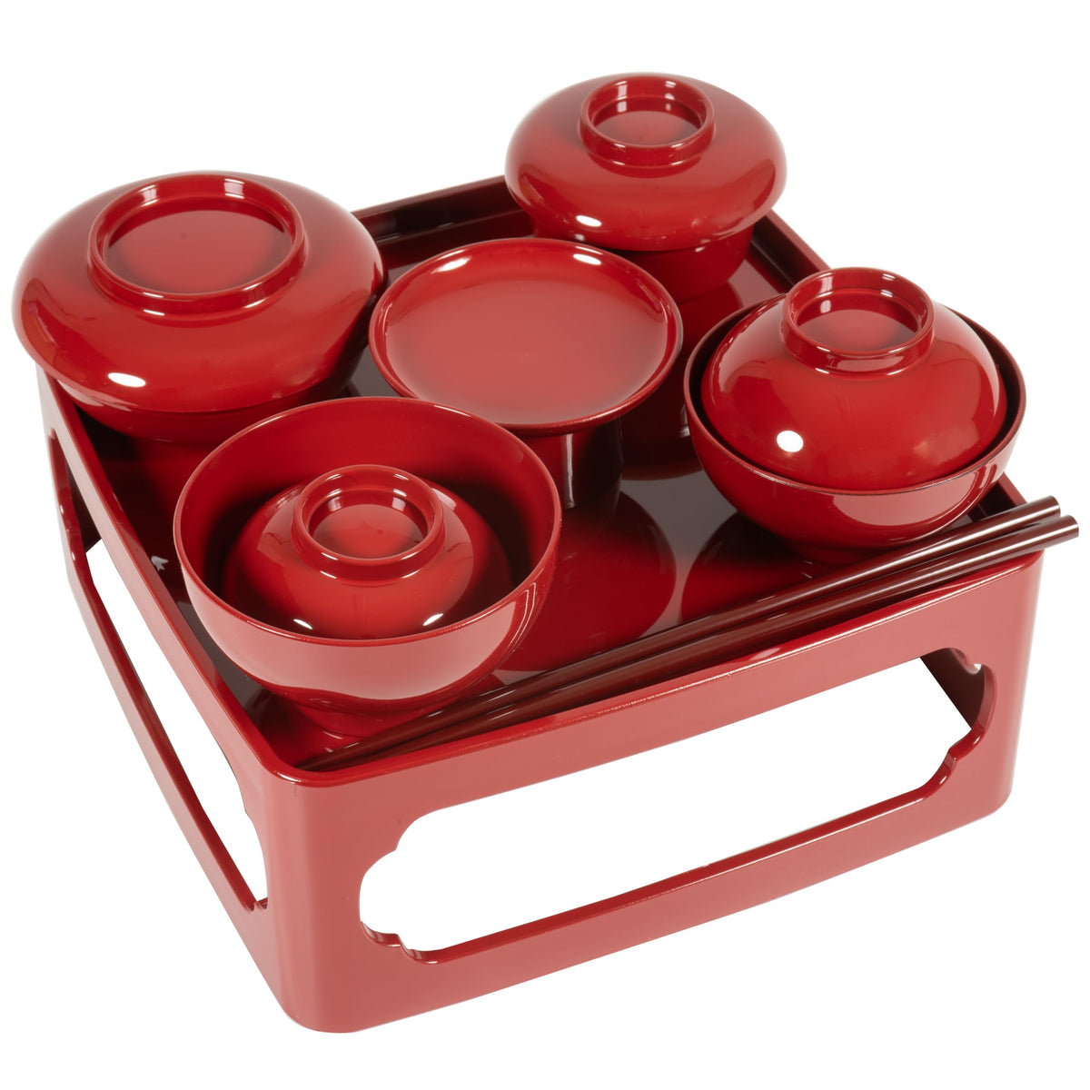 サンメニー Sunmeny 4307800800011 Buddhist Altar, Obon for Visits, Size 8.0, Red