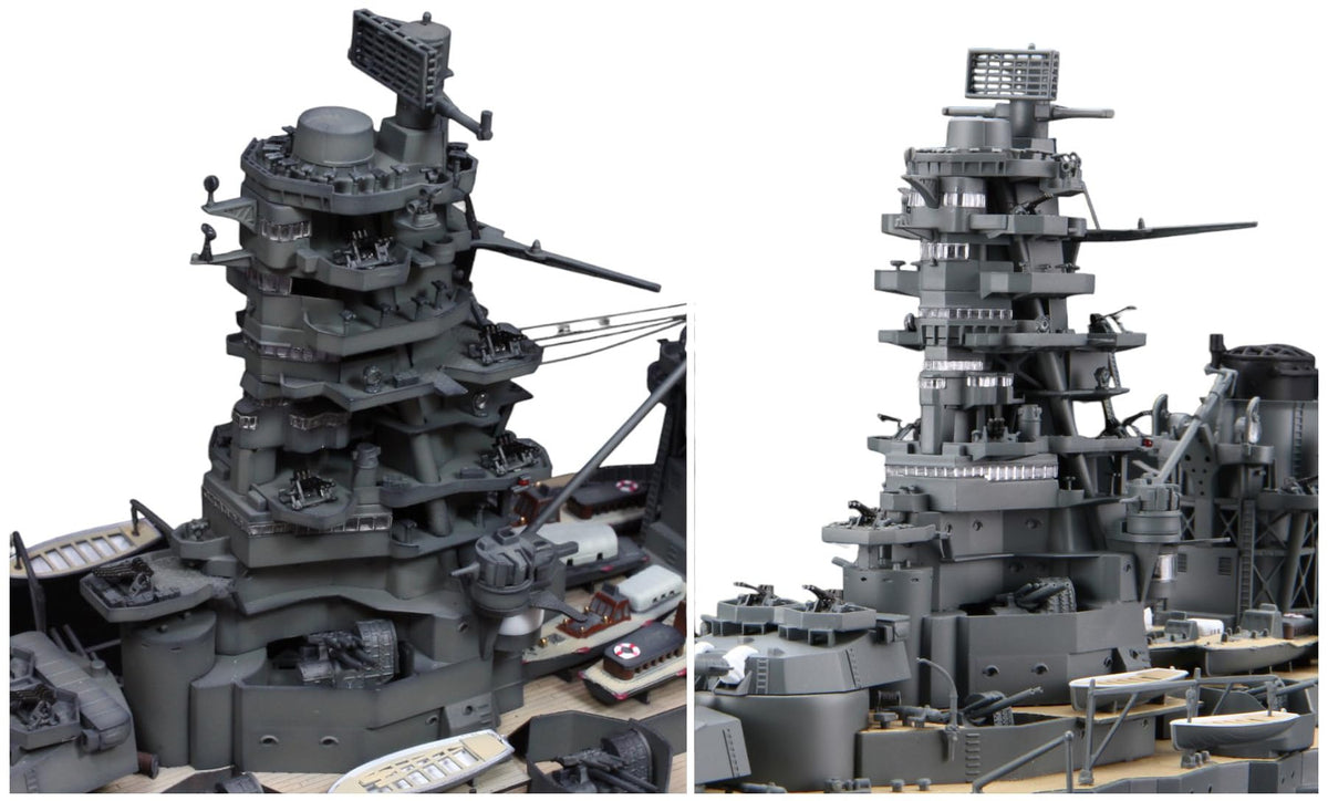 1/350 Ship Model Series No.3 EX-1 Japan Navy Air Battleship Ise/Hyuga Kanbashi Plastic Model