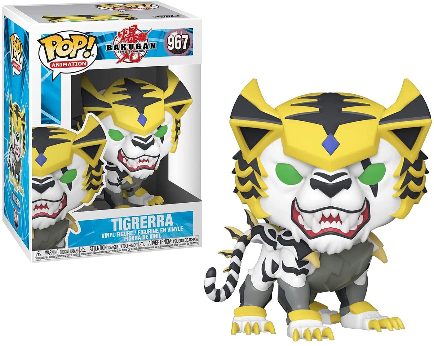 Funko POP Animation: Bakugan - Tigrerra, Multicolor