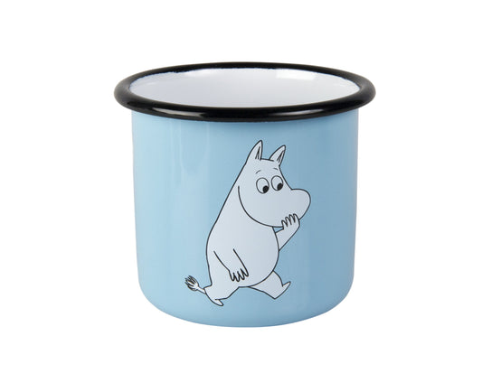 Muurla Enamel Moomin Moomintroll Junior Mug Cup in Light Blue 25cl 8.45fl oz
