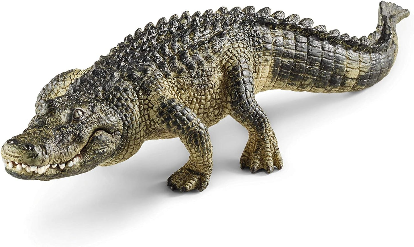 Schleich Wild Life - Alligator Toy Figurine - Kids Ages 3+ | 14727