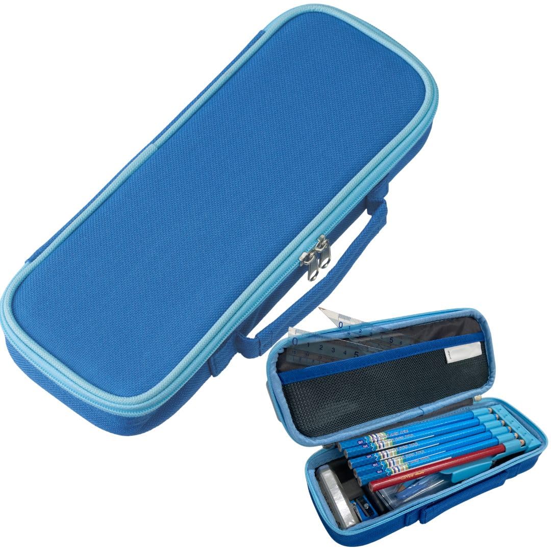 レイメイ藤井 Raymei Fujii FSB133 Pencil Case, Leimei Fujii Topliner Pen Case, Blue