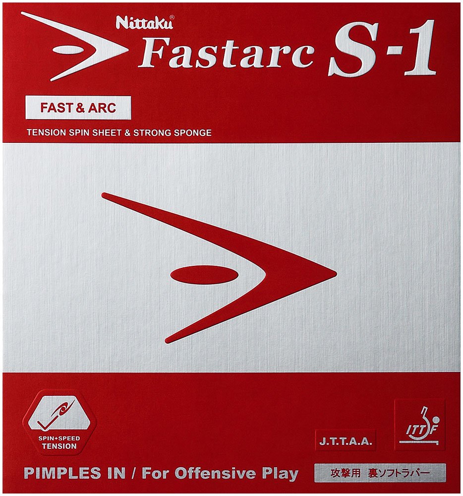 Offensive Table Tennis Rubber Nittaku Fastarc S-1