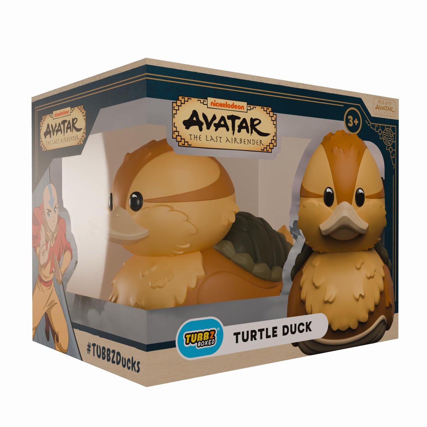 TUBBZ Boxed Edition: Avatar The Last Airbender - Turtle Duck Cosplaying Rubber Duck Vinyl Figure – Official Collectible for Fans of Avatar