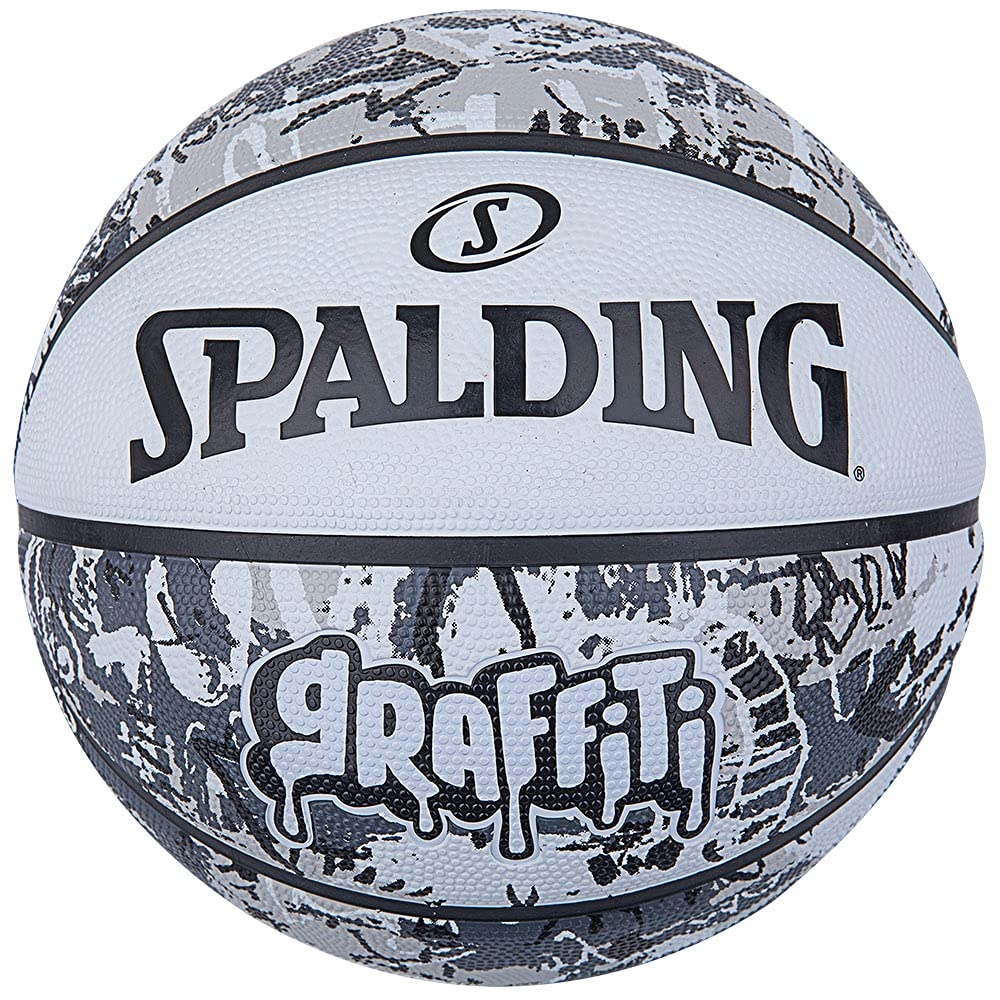 Spalding 84-523J Basketball Graffiti White No. 5 Basketball Basket