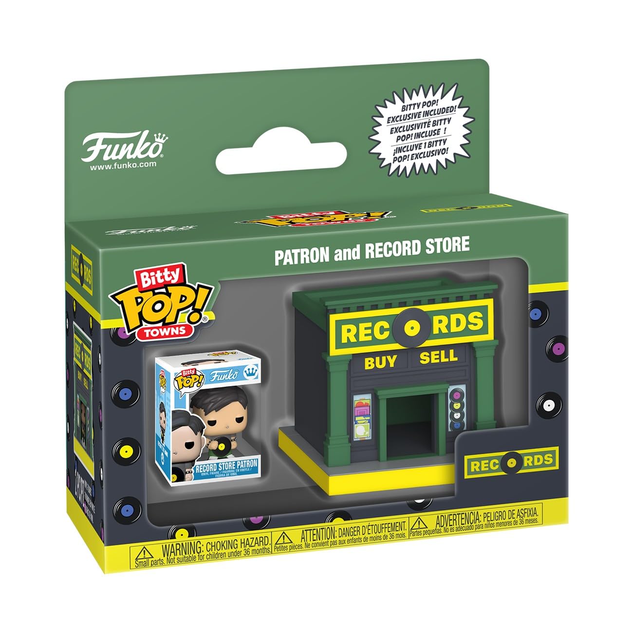 Funko Bitty POP! Town: Bitty City - Patron and Record Store