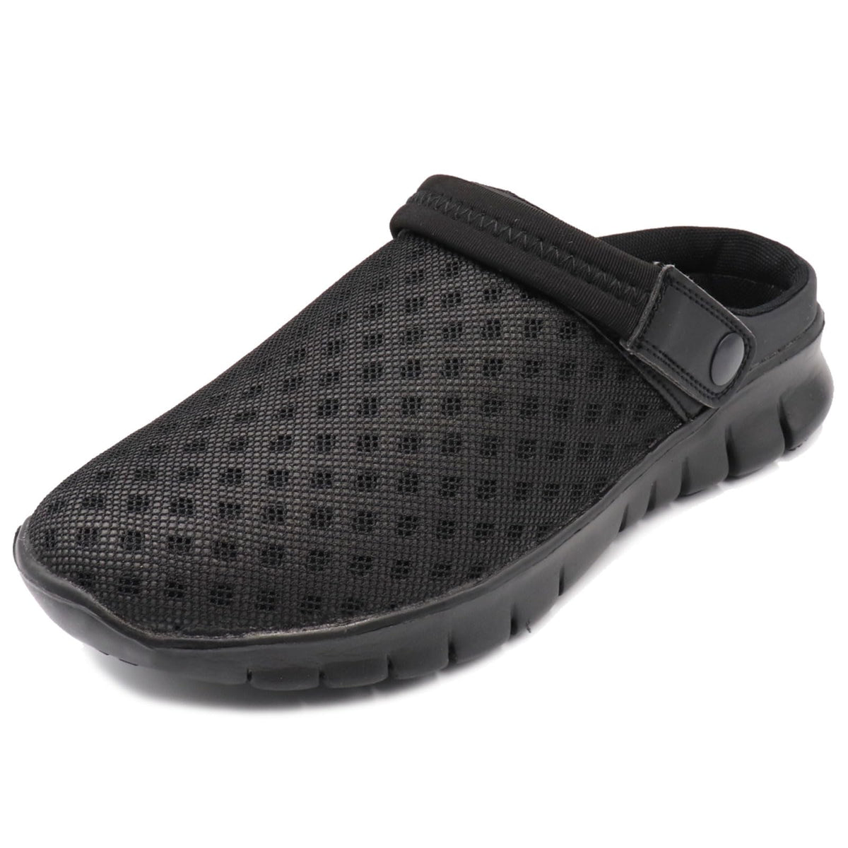dj honda(ディージェイホンダ) Men's Walking Sneaker Sandals 2-Way, BLK/BLK, 27.0 cm