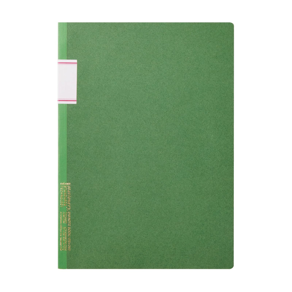 Nitoms SS1015 STALOGY Notebook, B5, Horizontal Ruled, Standard Notebook, Green
