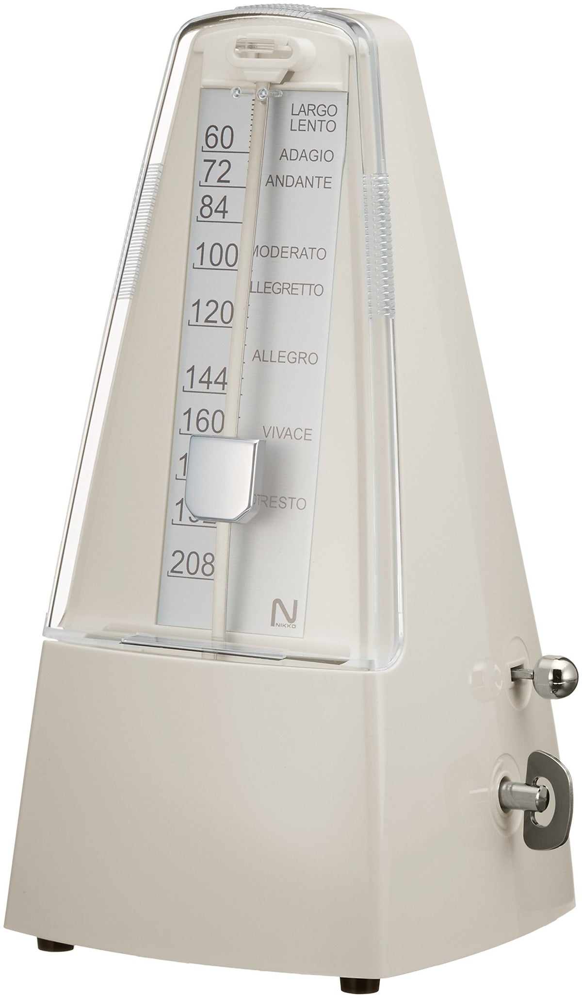 Nikko Nikko Metronome with Large Letters, White, 261