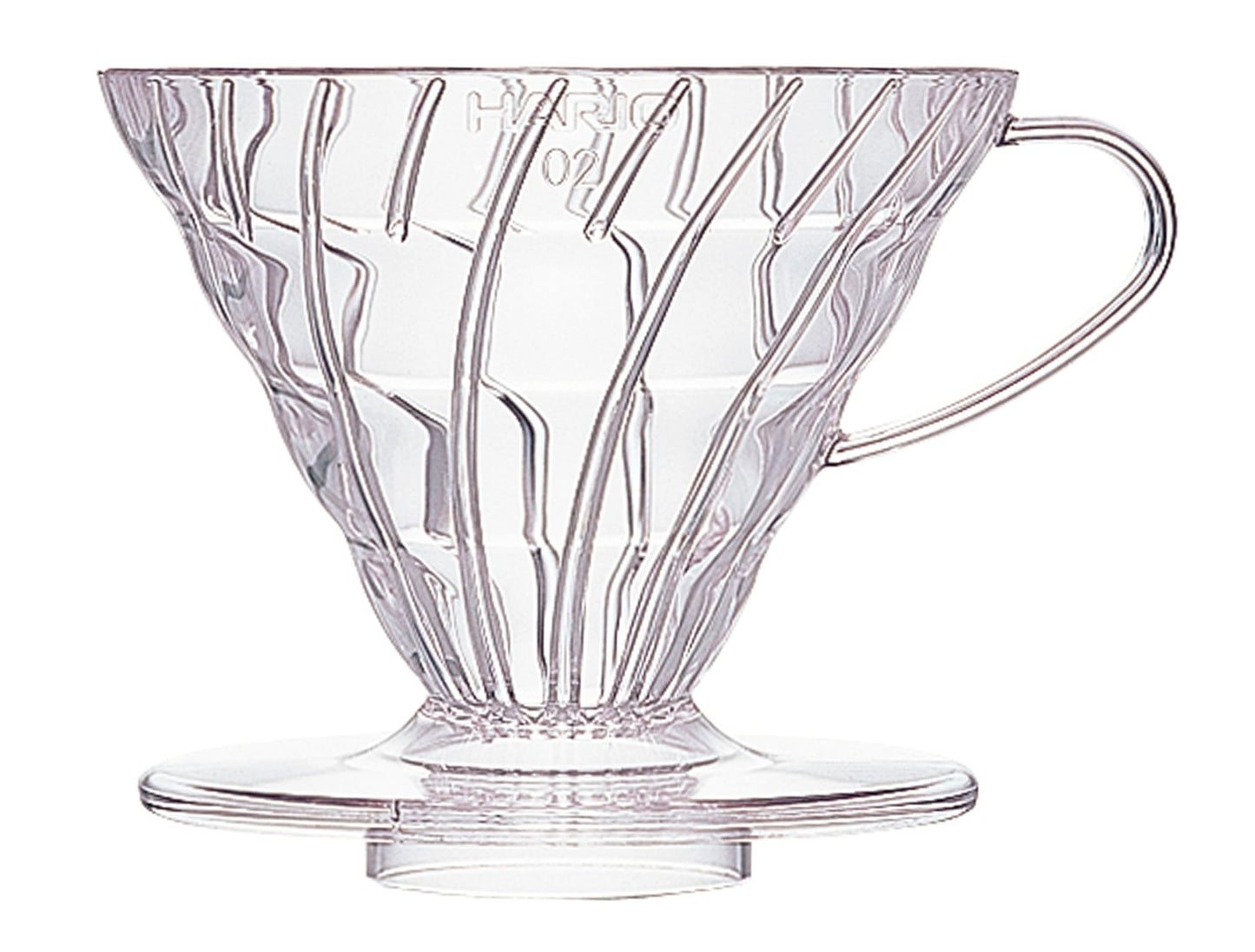 HARIO V60 Plastic Coffee Dripper, Size 02, Clear