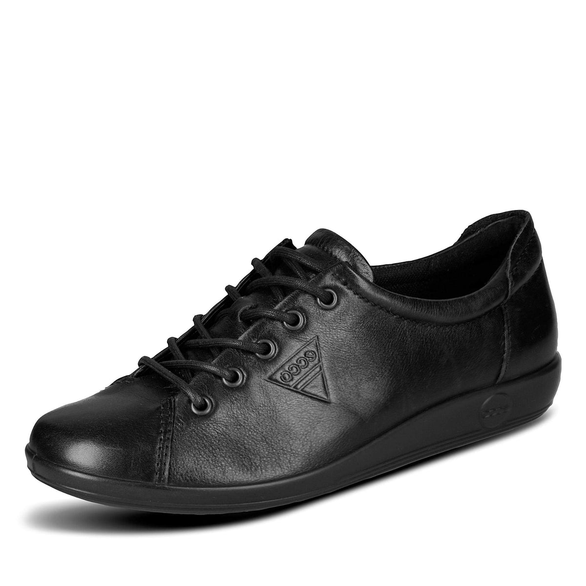 ECCO Soft 2.0 Tie,Black,7-7.5