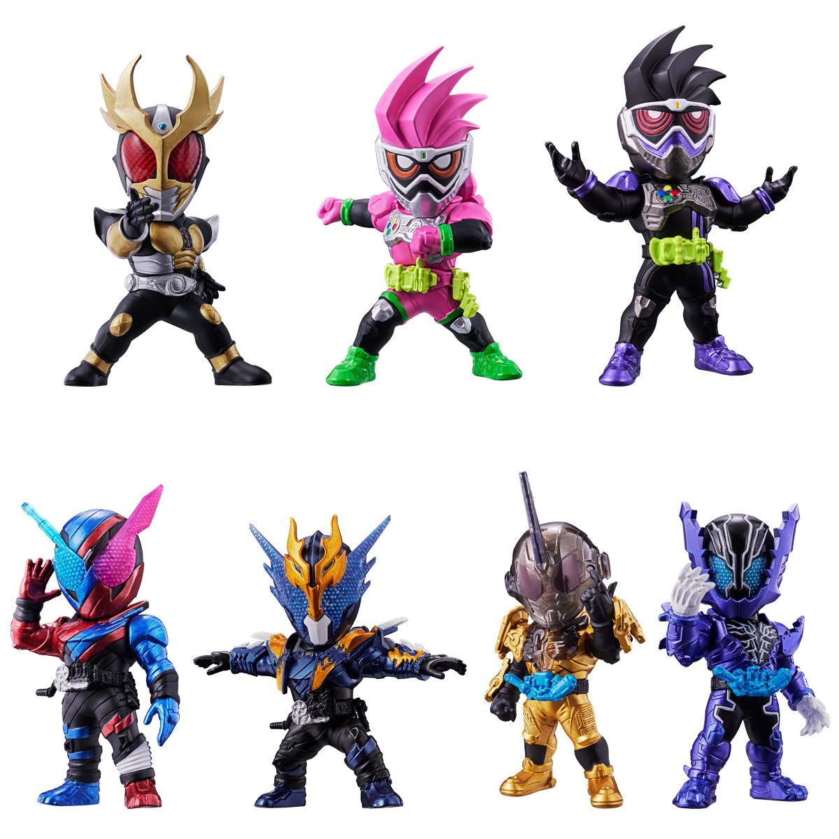 Converge Motion Kamen Rider 2 (Complete Set of 7 Types) Candy Toy *Not sold in a box of 10