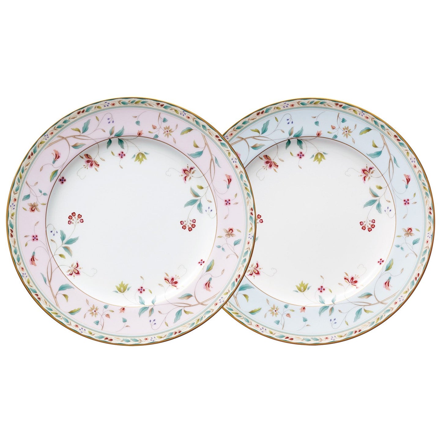 Noritake P97211/4409-56 Plate (Color Changing Pair Set) 8.3 inches (21 cm), 2 Pieces, Pink and Blue Bone China