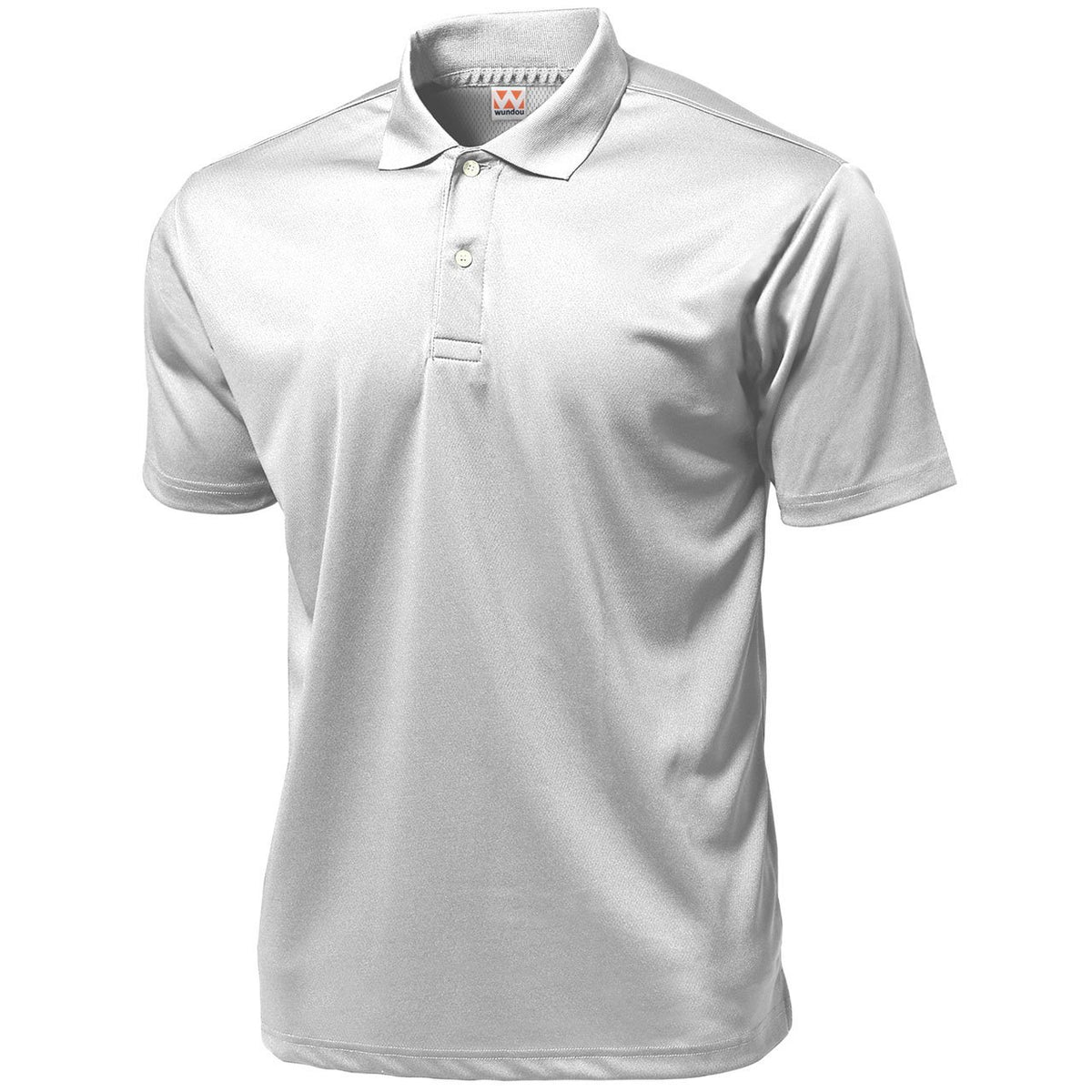 Wundou Men's Sports Dry Light Polo-Shirts P335?L?White