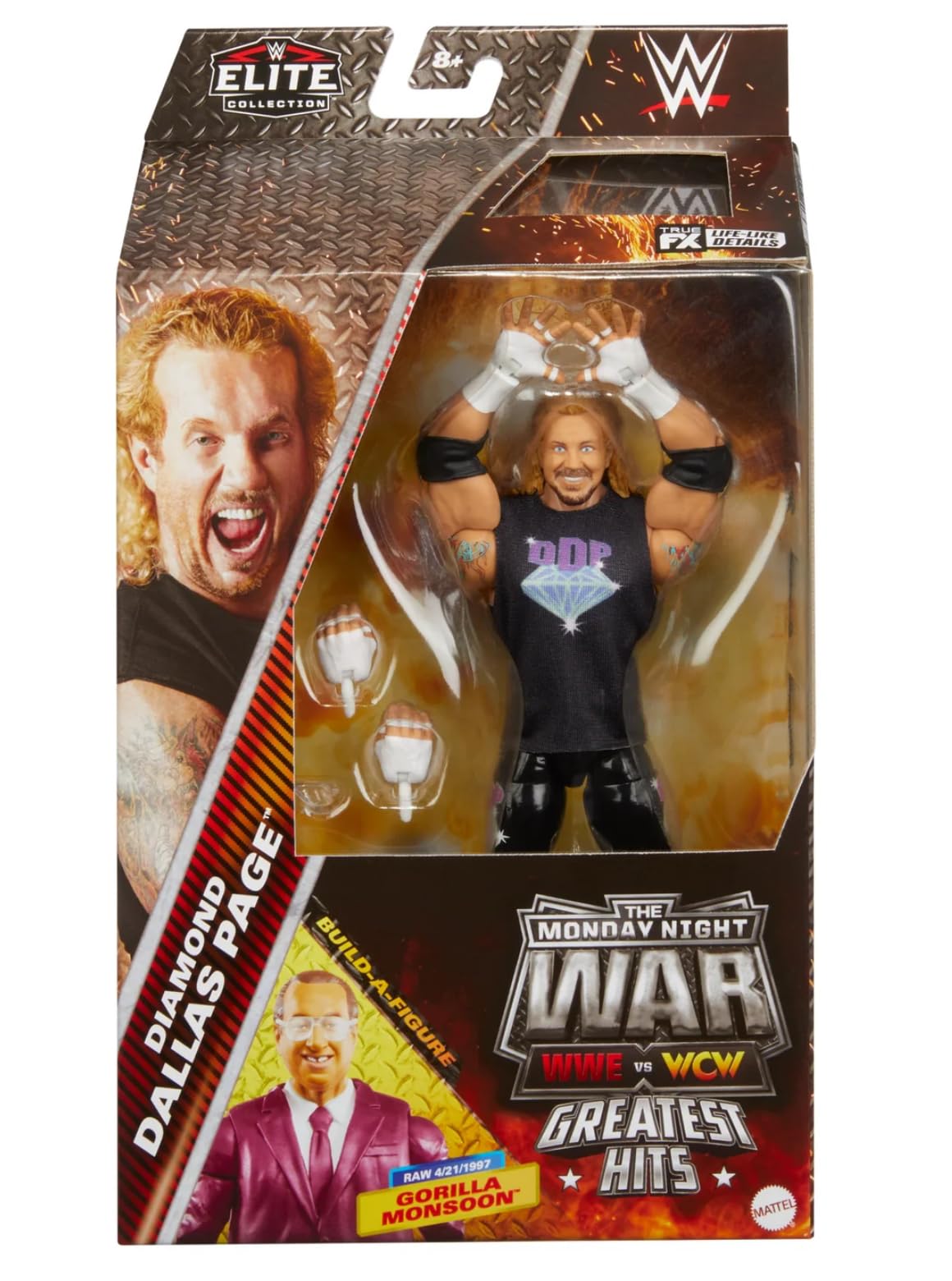 WWE Diamond Dallas Page Ddp Mattel Elite Collection Greatest Hits Series 2 The Monday Night Wars Action Figure Toy