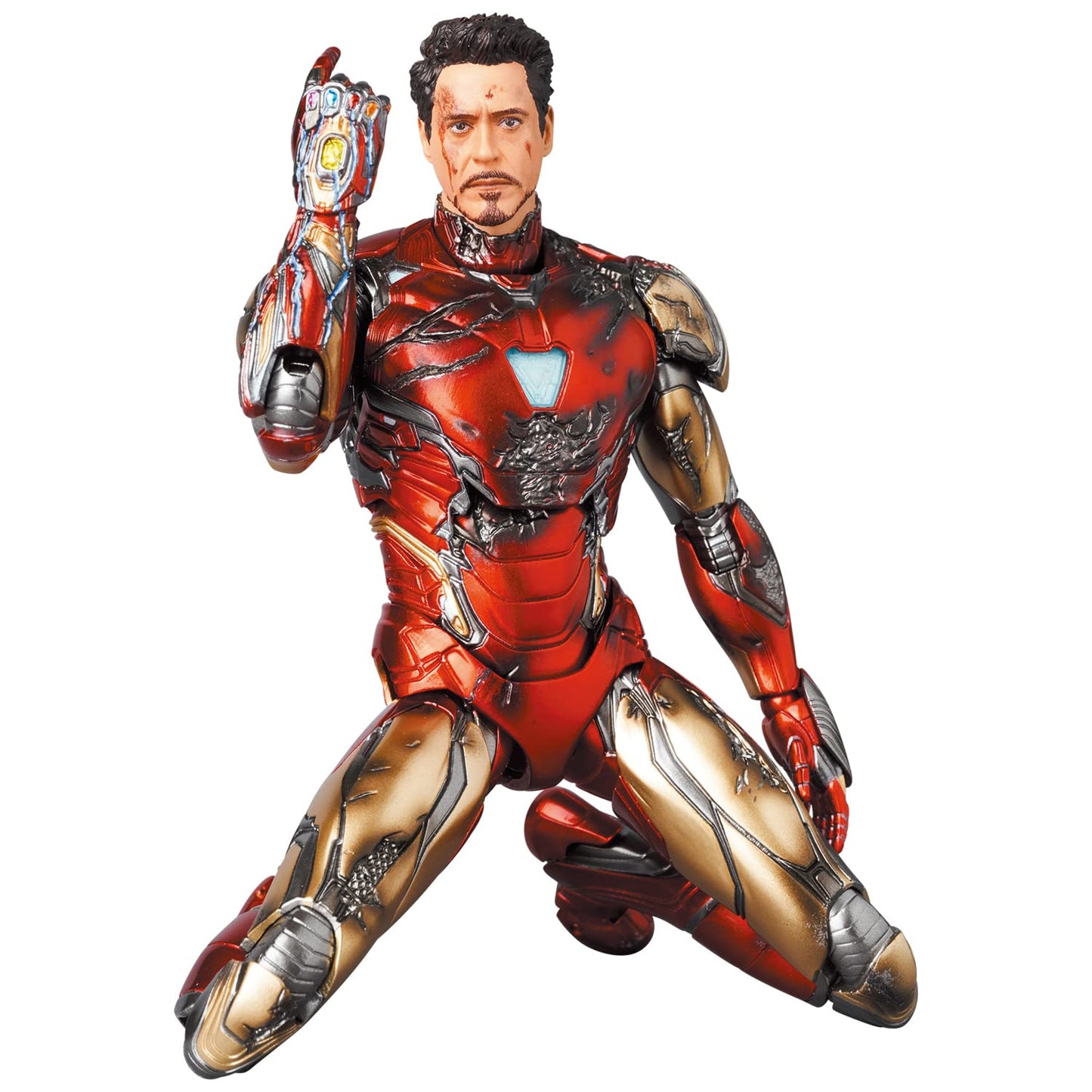 MAFEX No.195 IRON MAN MARK85 Iron Man Mark 85 (BATTLE DAMAGE Ver.) Total Height Approx. 6.3 inches (160 mm), Non-scale, Painted Action Figure