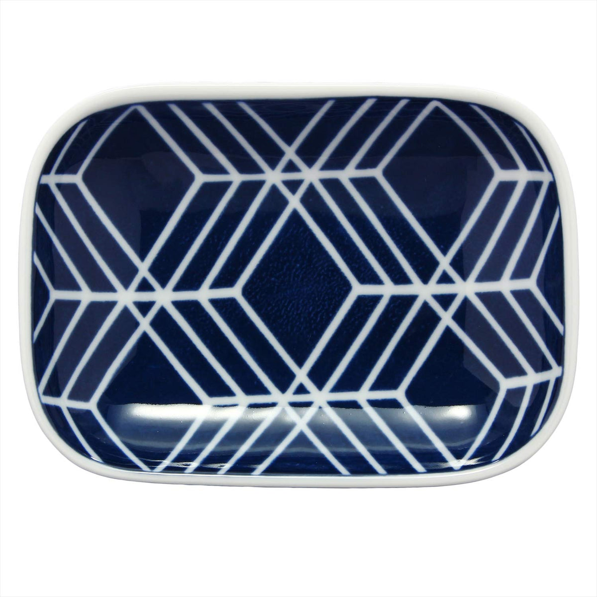 Hasami Ware 390555 Seiei Kiln Evotra Long Square Small Plate, Brick