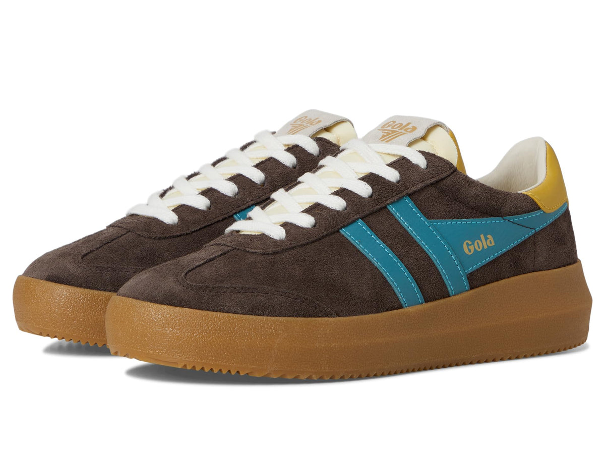 Gola Womens Athena, Mocha/Ocean/Pollen/Gum, 8.5, Medium