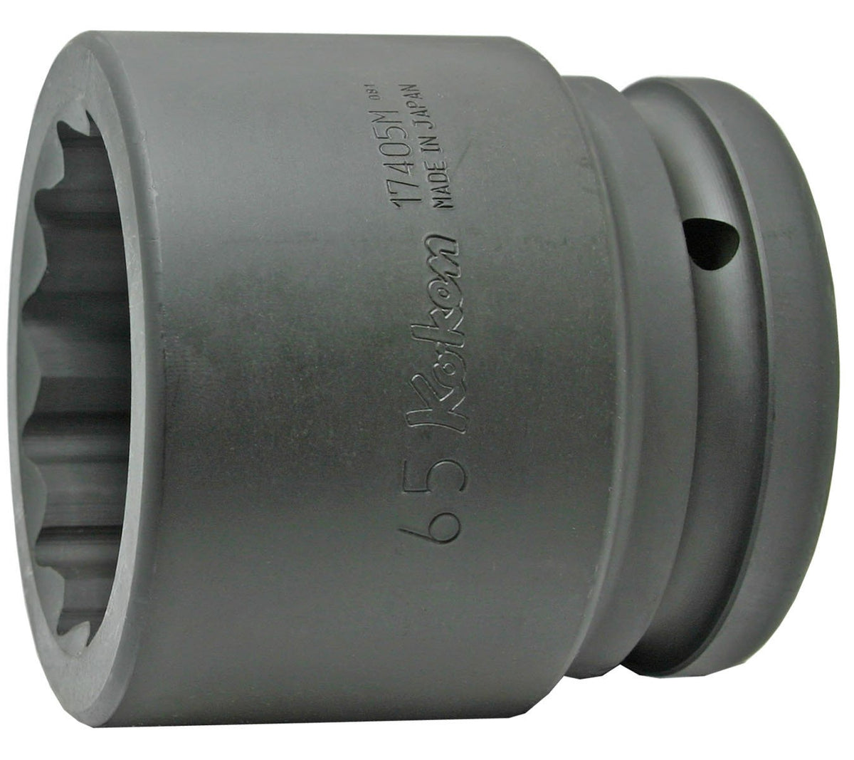 Ko-Ken USA - 17405M-50 1.1/2 Sq. Dr. Socket 50mm 12 Point Length 84mm