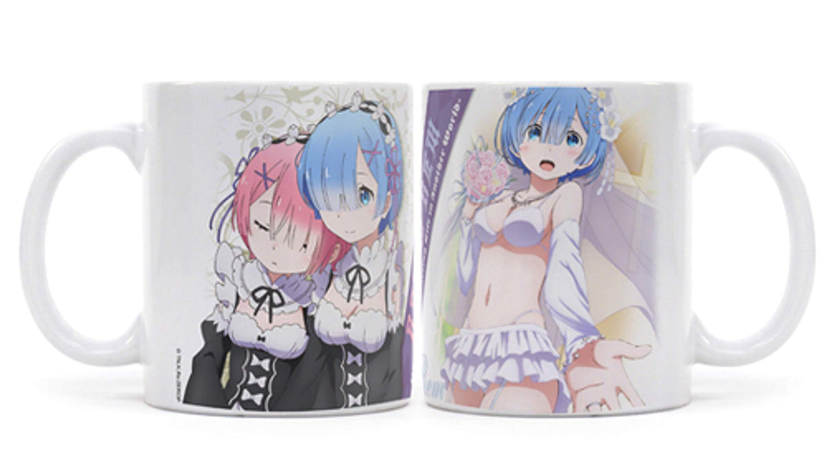 Re:Zero Starting Life Rem & Ram Character Coffee Tea Mug Cup Collection Anime Girls Art