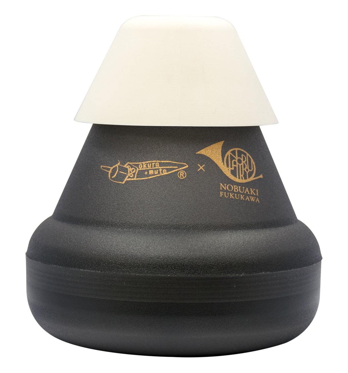 OKURA + MUTE French Horn/Bass Trombone Practice Mute - Black
