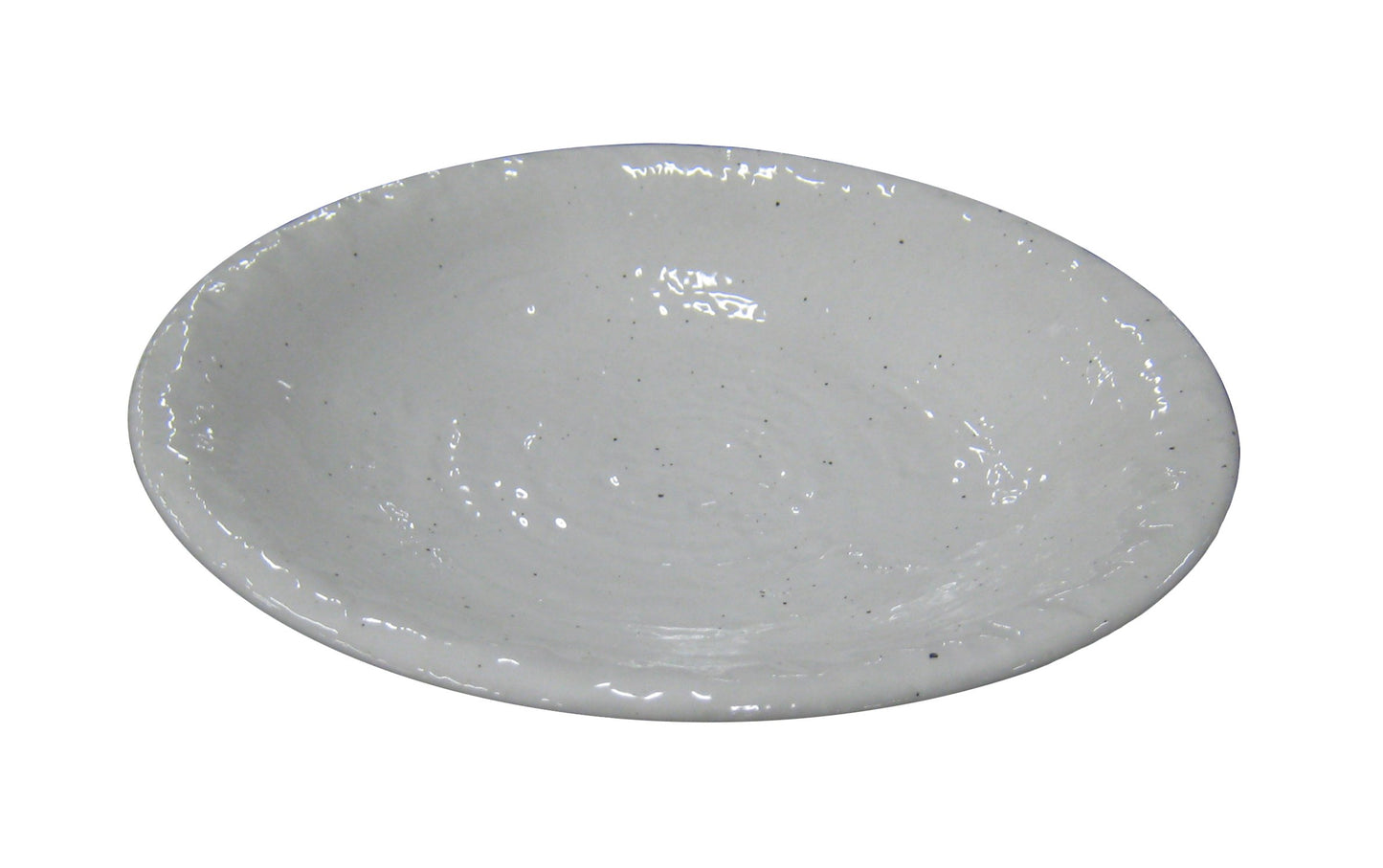 イービーエム(EBM) modern white round plate shaku