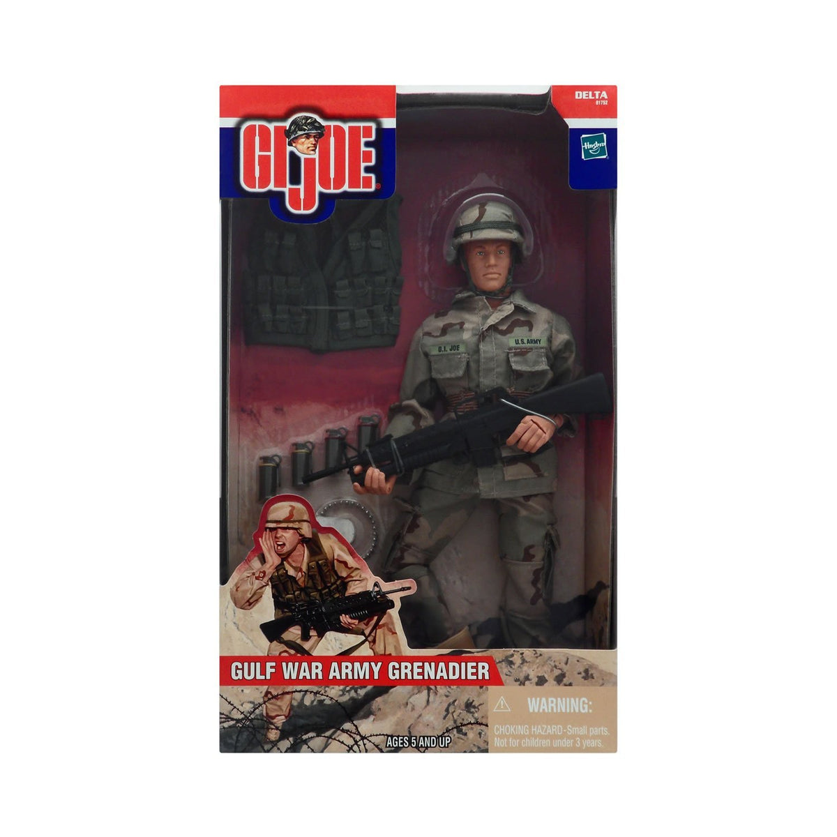 GI Joe Gulf War Army Grenadier 12" Action Figure