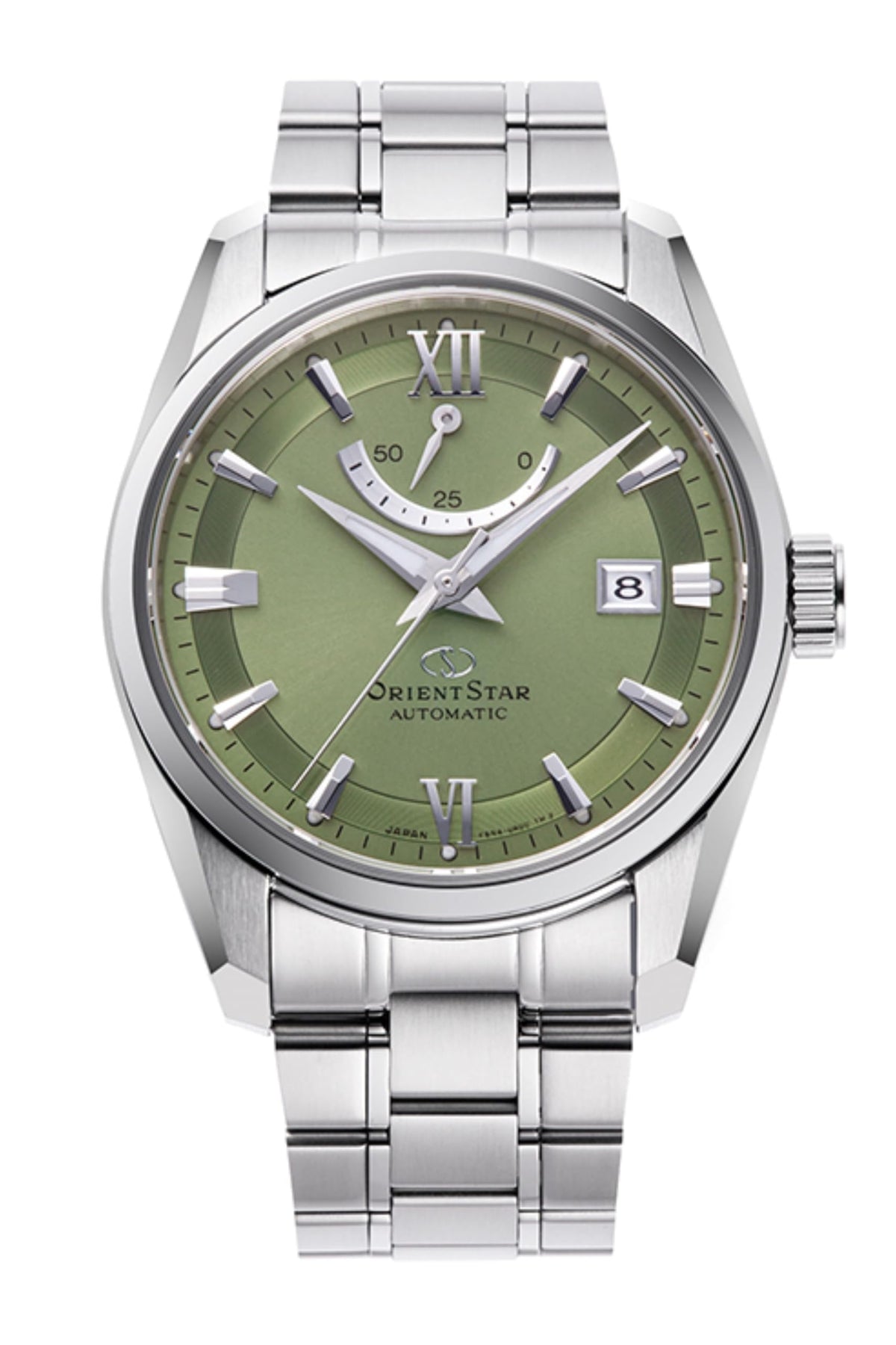 Orient Star Automatic Watch, Standard, Mechanical, Made in Japan, Japanese Manufacturer Warranty, Green, Bracelet Type