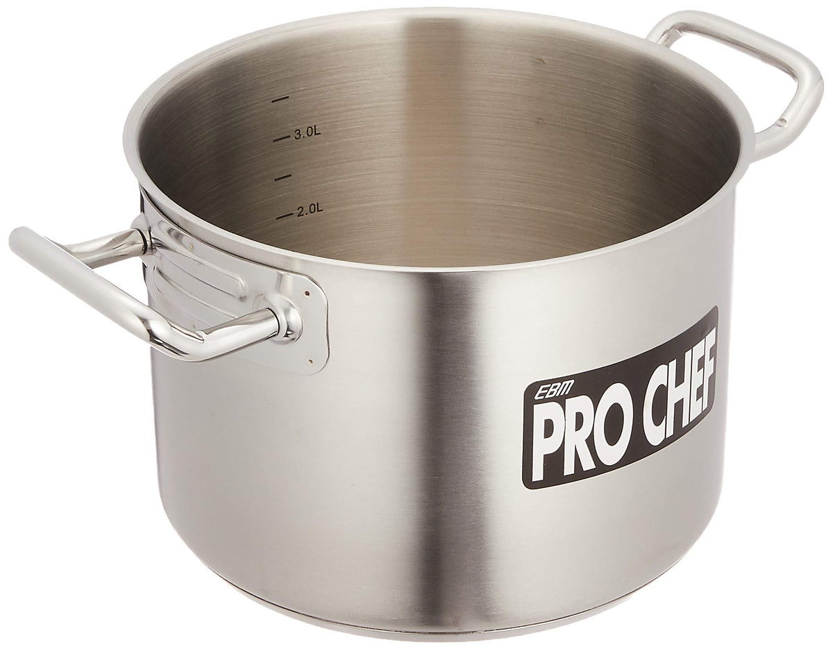 EBM 18 – 8 Professional Chef IH half 寸胴 Pot 20 cm No Lid