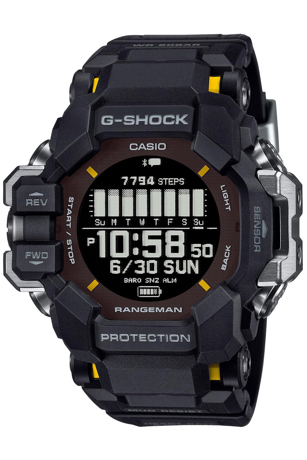 G-Shock CASIO Master of G - Land Rangman GPR-H1000-1JR Black Mens Watch (Japan Domestic Genuine Product)