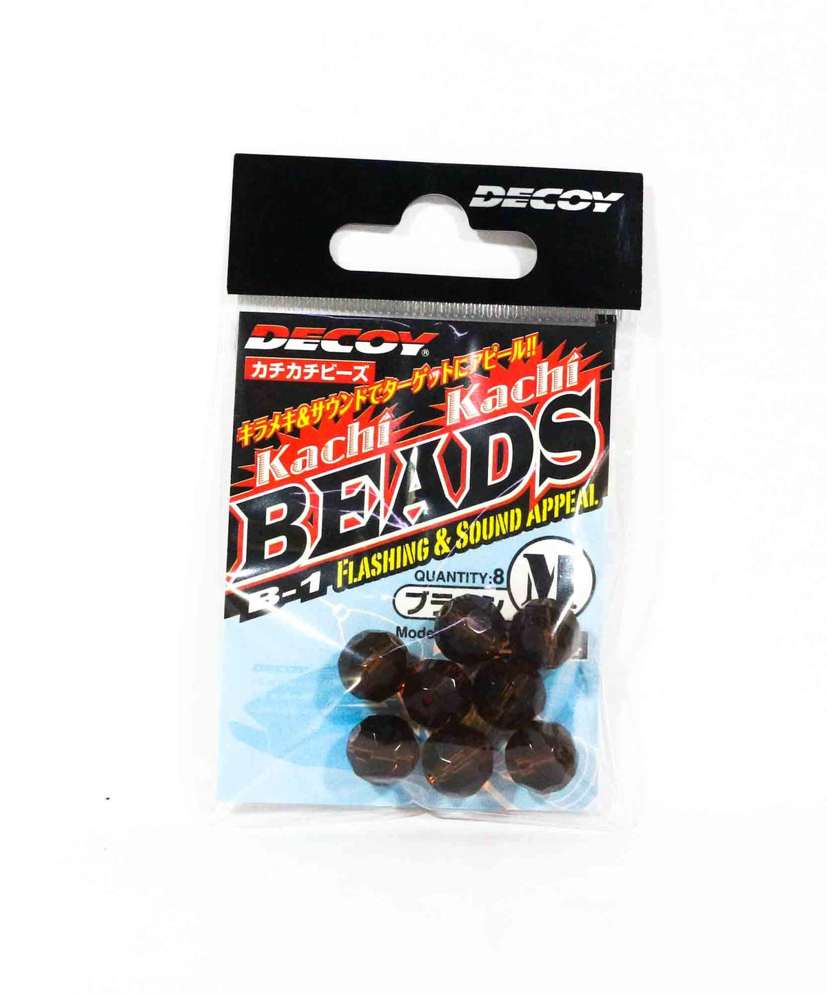 Katsuichi B-1 Decoy Ticking Beads, M, Brown