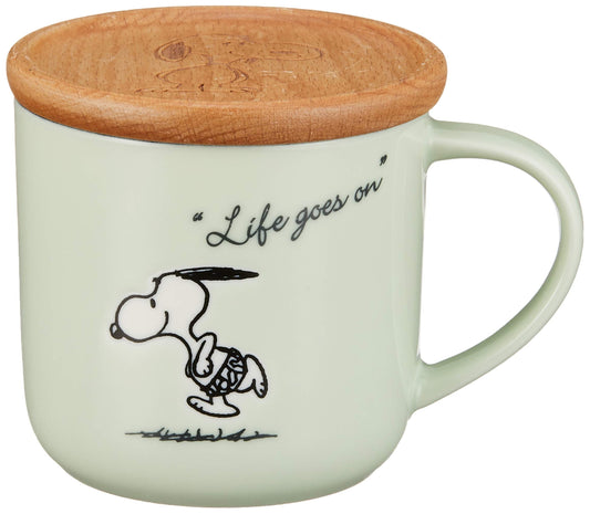 Mountain Compression Shops Mug Green 350ml Peanuts Snoopy Mug (With Coaster) Season Pattern sn612 – 11 °C 2 Piece, 50-Pack