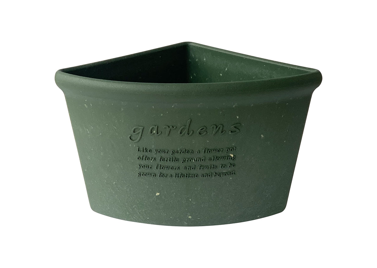 Yahata Kasei 242864 Hachiman Gardens Papier Eco Pot/Corner Eco Pot, 6.8 gal (200 L), Green, Made in Japan