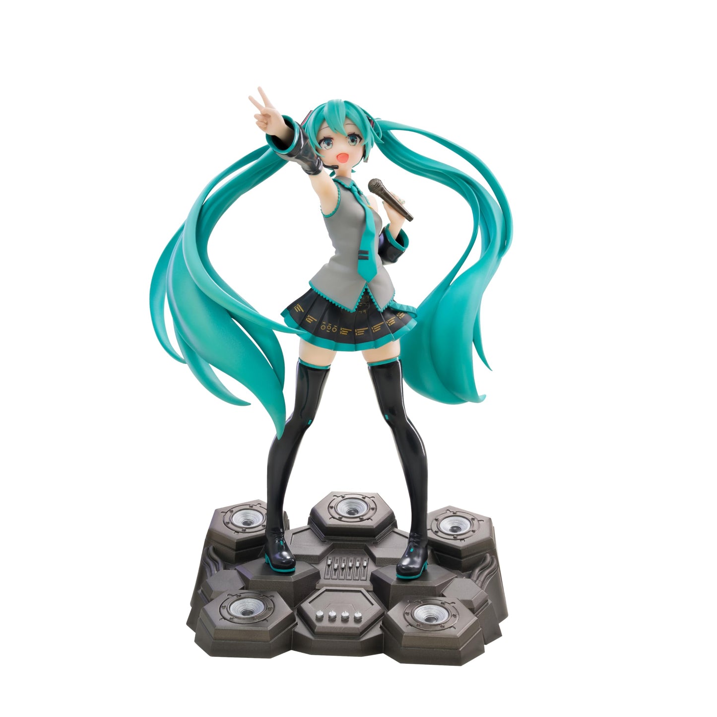 ABYSTYLE Studio Hatsune Miku 1/10 Wink Figurine Official PVC Hatsune Miku Figure Vocaloid Collectible Miku Figurine Anime Figure Display