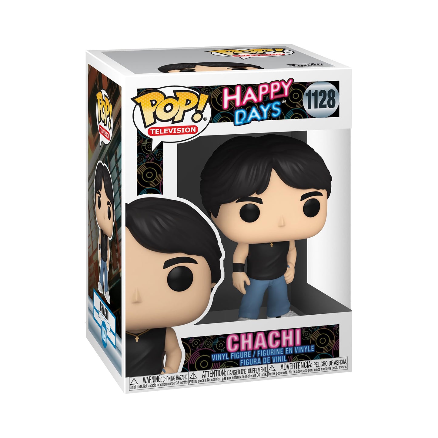 Funko Pop! TV: Happy Days - Chachi, Multicolor, Pop! Vinyl, 3.5 in L x 4.5 in W x 6.25 in H