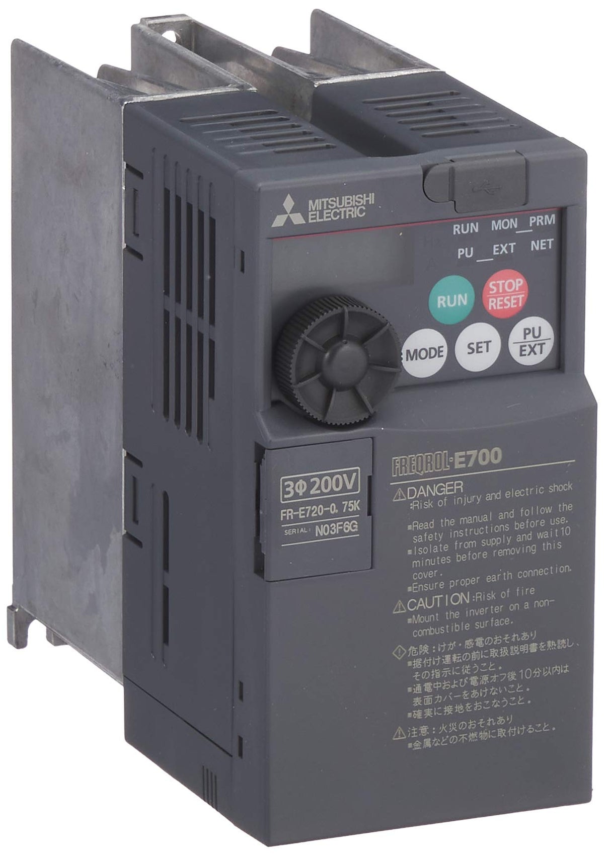 [Made FA] FR – E720 – 0.75 K freqrol – E700 Series Inverter Phone Three Phase V
