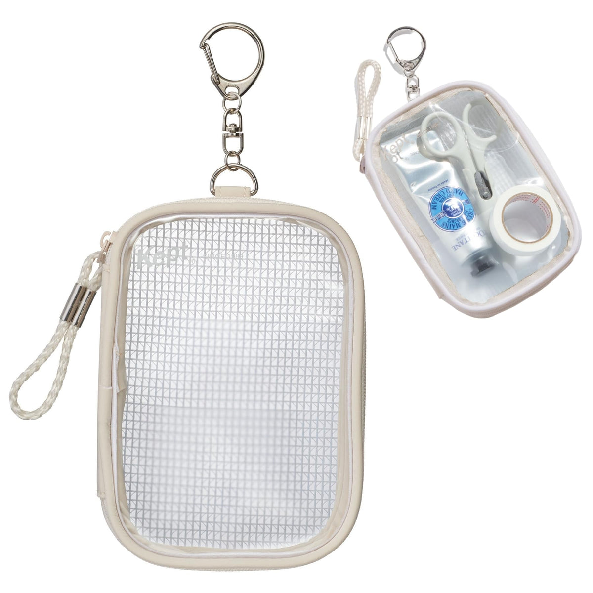 レイメイ藤井 Raymei Fujii KP2MG Pouch Kept Acsta Case, PVC, Moon Gray