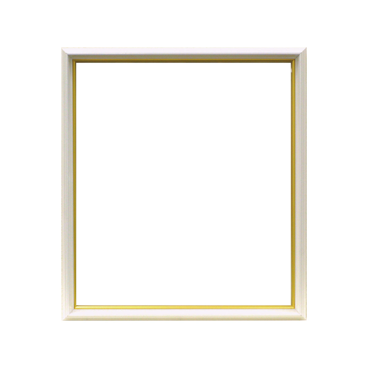 大額(Daigaku) Large Frame 4953 Colored Paper Frame (9.5 x 10.7 inches (242 x 272 mm), 8 x 9 Glass, White