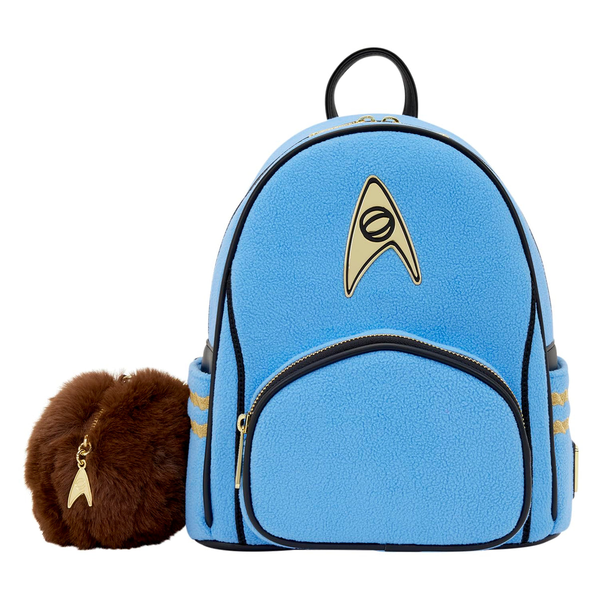 Loungefly Star Trek: Spock - Cosplay Mini Backpack - Detachable Coin Bag with Sounds and Zipper Charm - Collectible Bags