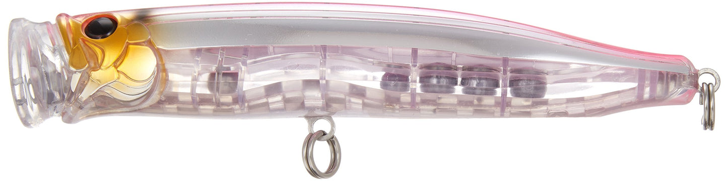 Tacklehouse Popper Contact Feed Popper 6.9 inches (175 mm), 3.3 oz (87 g), NR Pink Back #NR1 CFP175 Lure