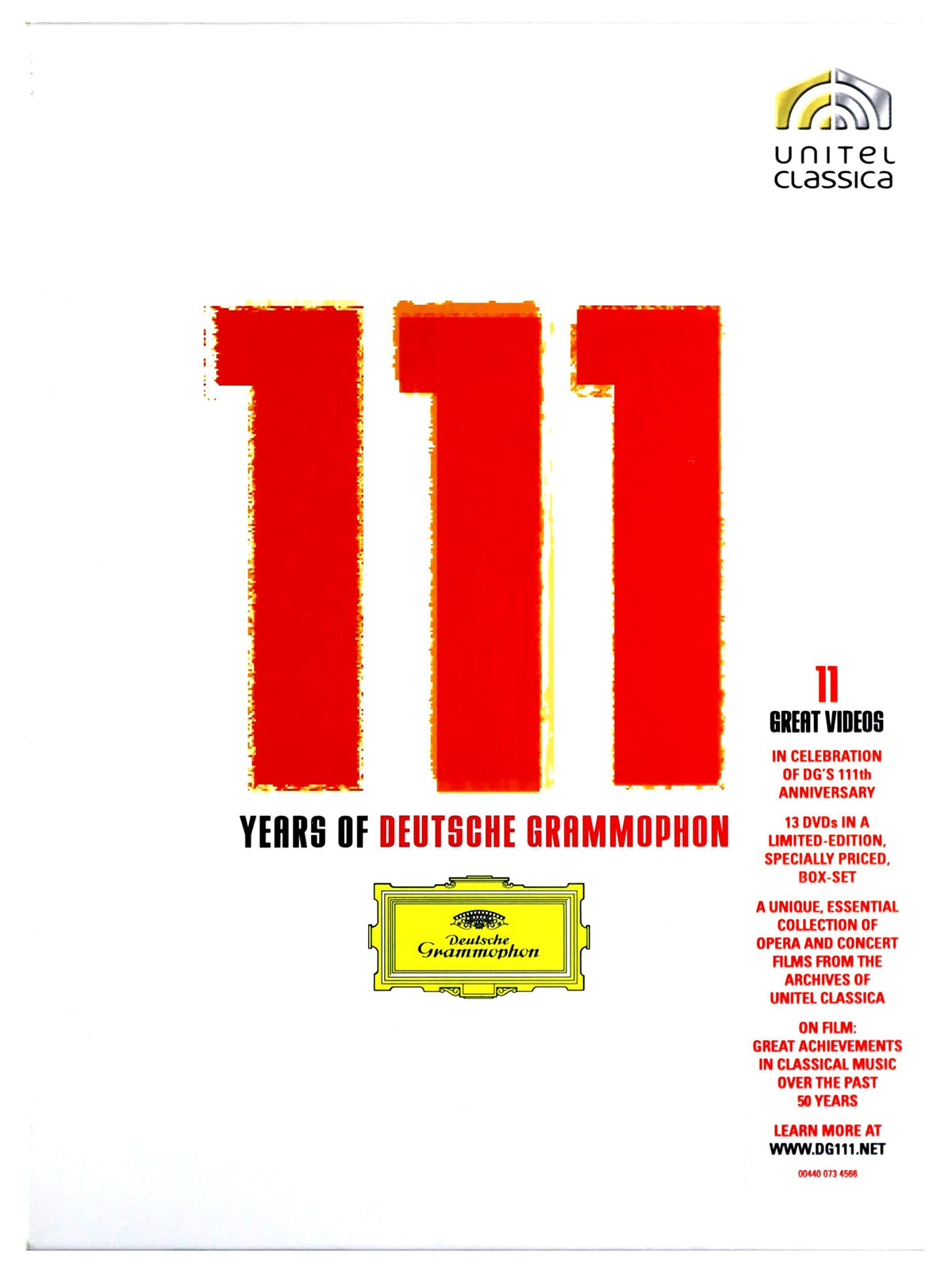 111 Years of Deutsche Grammophon [DVD]