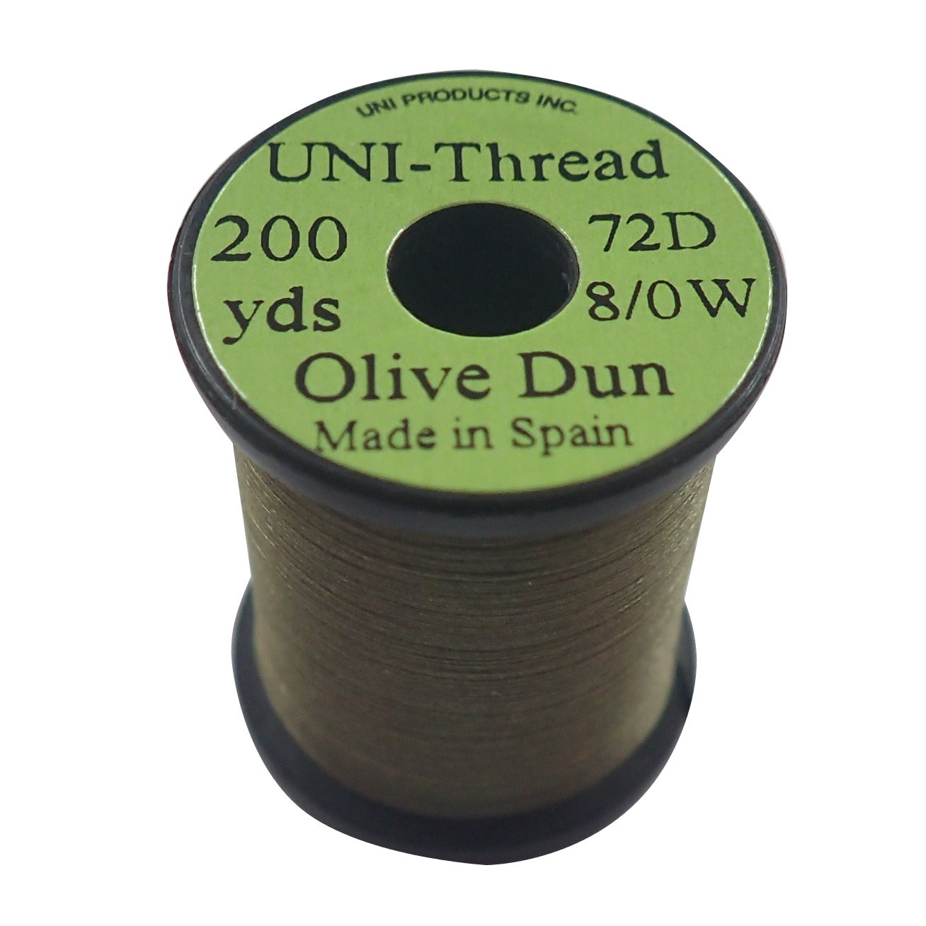 TIEMCO Fly Tying UNI Uni-Sred 8/0 200 Yards Olive Dan