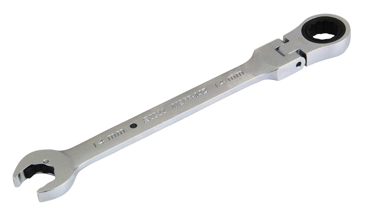 SK11 MSFR-14Z Flex Quick Ratchet Wrench, 0.6 inches (14 mm), Continuous Operation Without Inserting or Unplugging