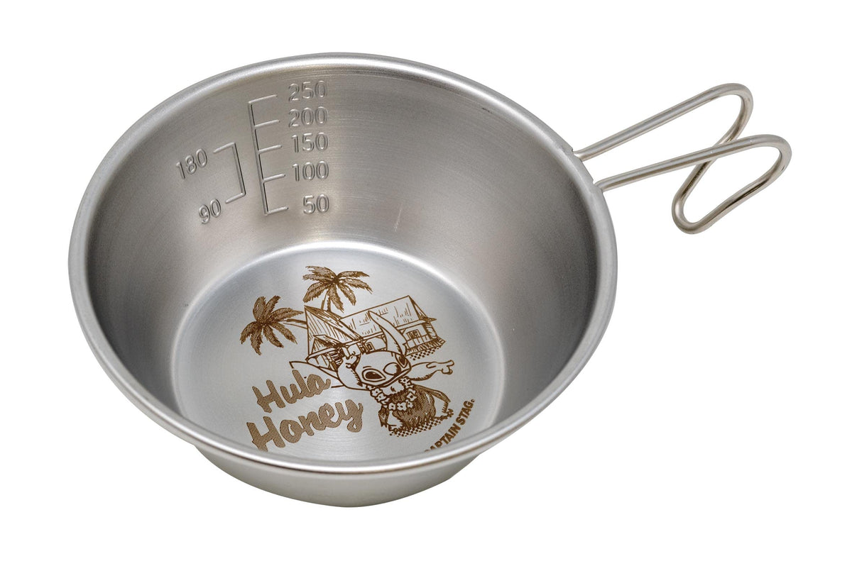 Captain Stag MA-2326 Disney Sierra Cup, Stainless Steel, 11.8 fl oz (320 ml), Made in Japan, Lilo & Stitch/Hula