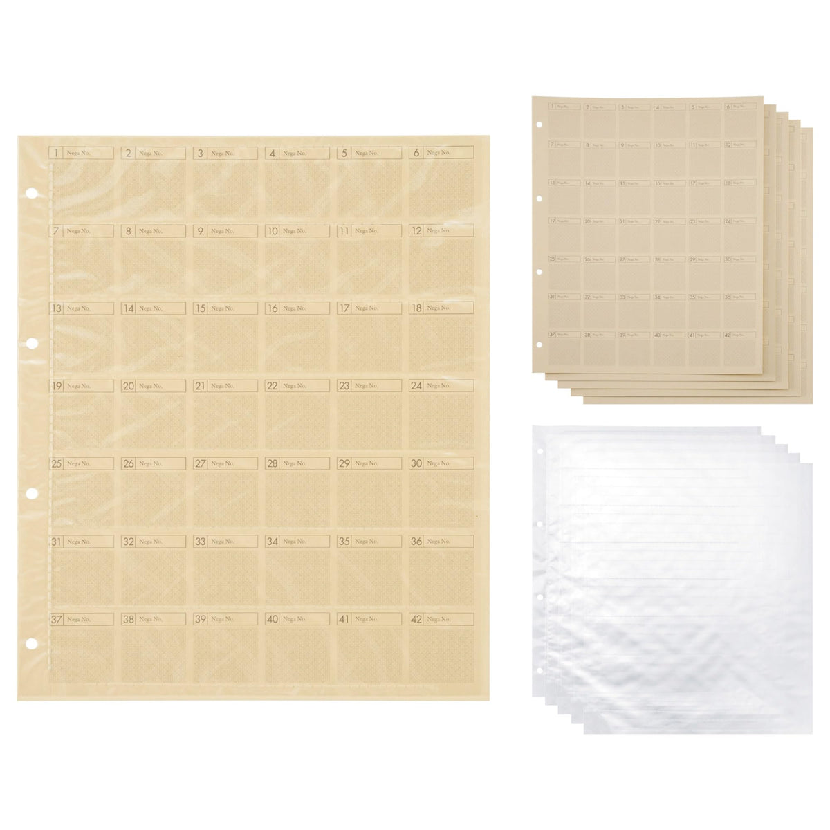 HAKUBA ANP-SS35 4977187523836 Film Album Negative Photo Album Replacement Mat for 1.4 inches (35 mm) (5 Sheets) for Negative Film and Solid Burning (Contact Prints) Simultaneous Storage for Negative