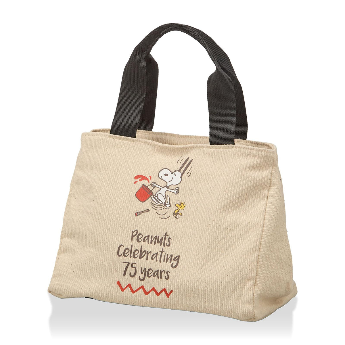 Sifle HAP6040 Snoopy Side Button Mini Tote Bag, 75th Anniversary Art Snoopy, One Size