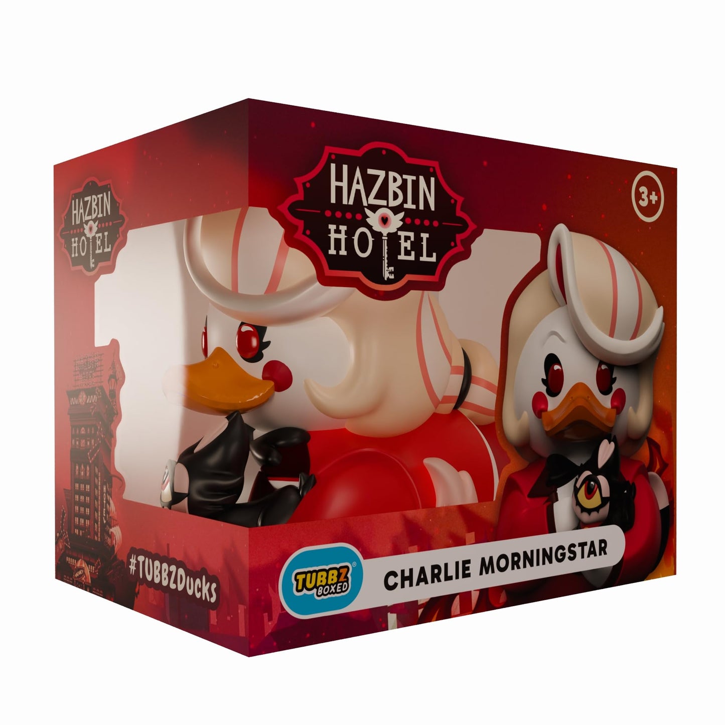 TUBBZ: Hazbin Hotel - Charlie Morningstar Rubber Duck Collectible Toy 3.5"