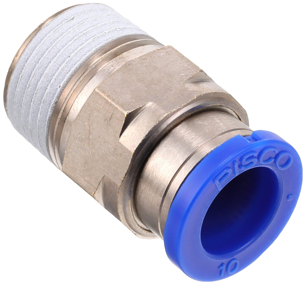 Niigata Seiki BeHAUS PC10-03 One-touch Fitting for Tubes, Straight Tube Outer Diameter: 0.4 inches (10 mm), Made in Japan