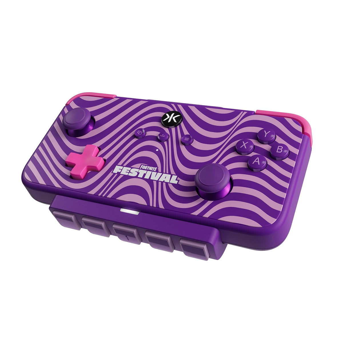 CRKD NEO S Controller Purple Wave for PC, iPhone, iPad, Android, Nintendo Switch/Switch 2, Smart TV (Fortnite Festival Edition)