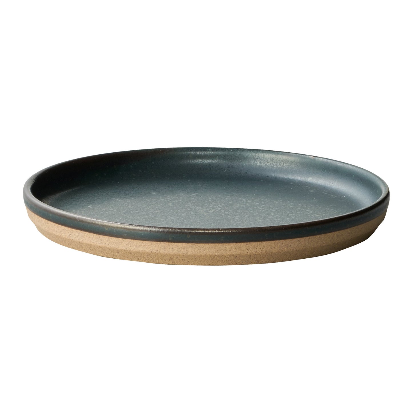 KINTO CLK-151 29536 Plate, 6.3 inches (160 mm), Black, Microwave and Dishwasher Safe